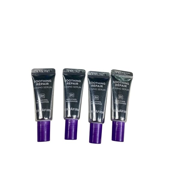 Set Of 4 Travel Dermafirm Soothing Repair Toning Serum R4 10ml Skin Regenerating - Picture 1 of 3